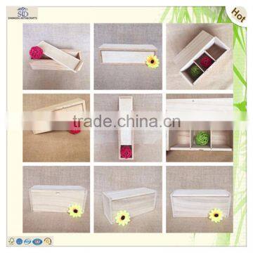 Small Solid Three Compartments Wooden Cufflink Tool Box photo-5