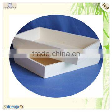 Unfinished Laser Cut Wood Craft Bed Tray photo-5