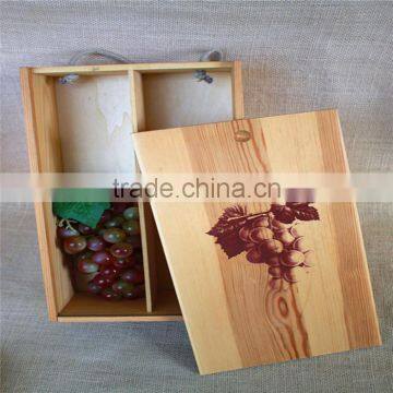 Cheap Wood Wine Box Wooden Wine Gift Box for Sale photo-6