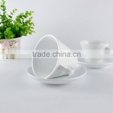 Factory Direct Manufacturer Wholesale Bulk Custom Logo Image Decal Household Porcelain Ceramic Tea Cup and Saucer photo-2