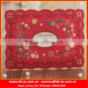 Provide Wedding Cards Custon All Ceremony Crad Wedding Invitation Silk Boxes