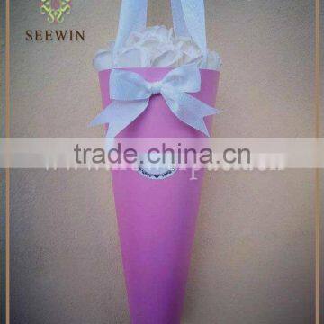 Convenientliy Hard Paper Flower Paper Bag