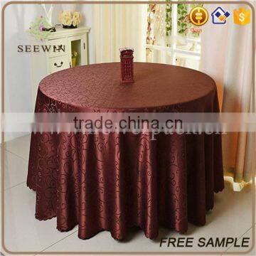 Cord Embroidery Polyeser Table Cloth photo-6