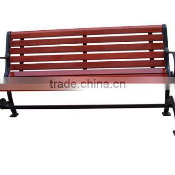 Cast Iron Legs Outdoor Wooden Bench photo-3