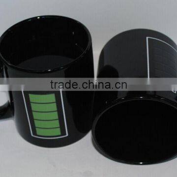 11oz/300ml Ceramic Color Changing Coffee Cup High Quality Sublimation Mug photo-2