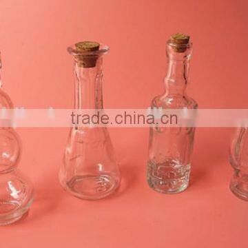 40ml Cheap Flint Mini Glass Cork Bottle photo-3