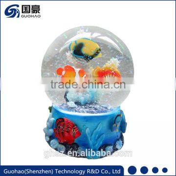 Sea Souvenir Fish Snow Globe