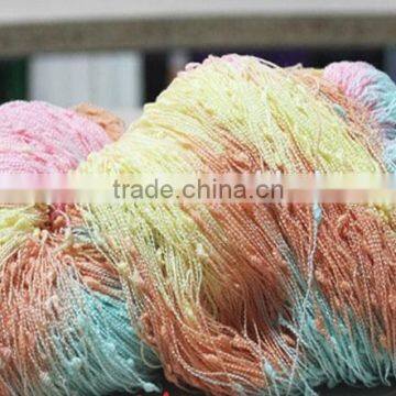 Acrylic Polyamide Blended Knot Fancy Yarn For Weaving photo-3