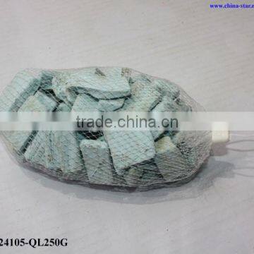 colored driftwood slice decorations