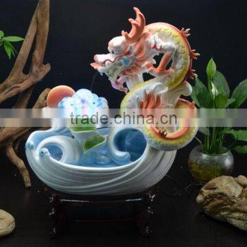 White Ceramic Gift Craft Dragon Ball for Home Decorating photo-5
