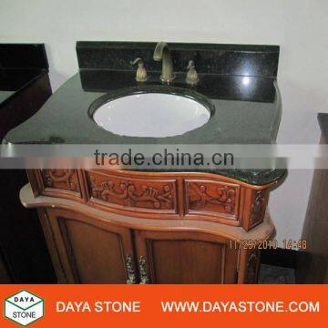 Forest green granite vanity top / prefab granite vanity top