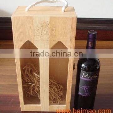 Fashionable Design Wooden Wine Box photo-3