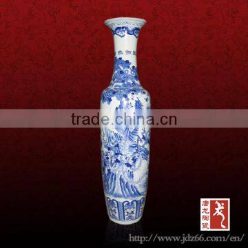 Modern chinese large ceramic floor vase for home decoration