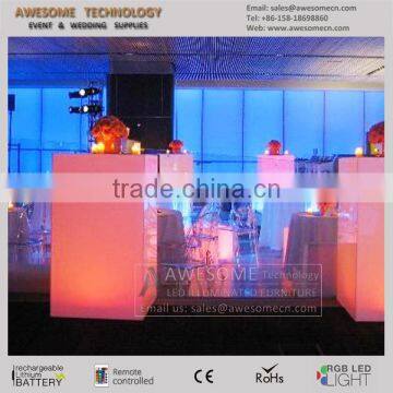 Customized Size High Pedestal Plinth Tall Led Cube for Display (TA110A) photo-6