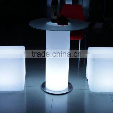 Modern Led Coffee Table, Led Wine Bar Table With Ice Bucket photo-3