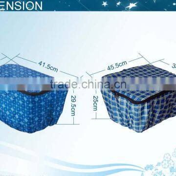 Plaid Folding Bicycle Basket Cover Bike Rain Cover photo-2