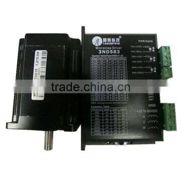 Leadshine 3 phase stepper motor 573S15 and stepper driver 3ND583 for y axis of 1390 1290 9060 machine