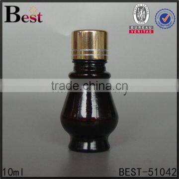 10ml Black Essential Oil Glass Bottle Hot Sale Glass Essential Oil Bottle Glass Vial With Plastic Cap photo-5