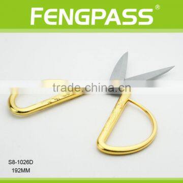 S8-1026D 19.2cm 2Cr13 Stainless Steel Blade With Alloy Handle Clothing Scissors photo-3