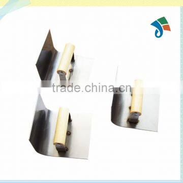 Stainless Steel Wooden Handle Cove Trowel Corner Trowel Inside Corner photo-2