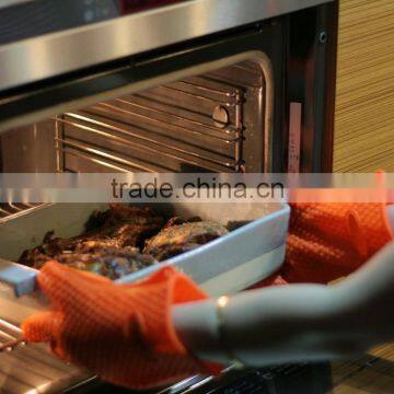 Heat Resistant Bbq Silicone Grill Gloves Funny Oven Mitts Cooking Kitchen Glove