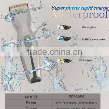 High Quality Lcd Display Cordless Fast Charge Hair Clipper Professional Design photo-5