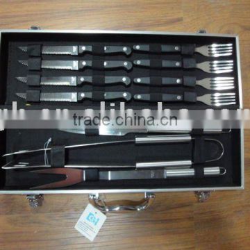 High quality BBQ sets with aluminum carrying case