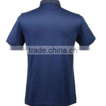 Pilot Polo Shirts/epaulet Polo Shirts for Men/Military Style Pockets Polo Tee Shirt photo-4