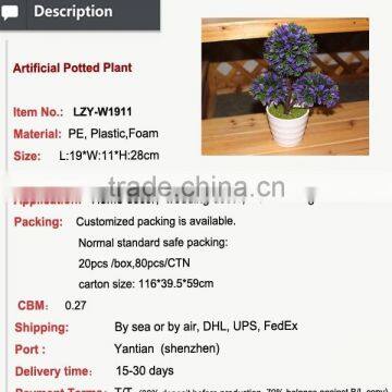 Home and Office Decoration Potted Gift Items Artificial Plants Mini Potted Plants photo-2