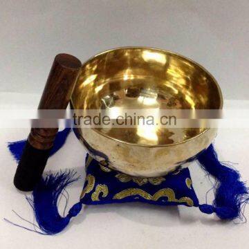 High Quality Meditation Bright Color Tibetan Handmade Singing Bowl photo-2