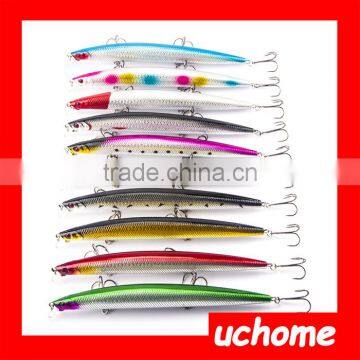 UCHOME Fish Shape Fishing Spoon Metal Spinner Colorful Lures