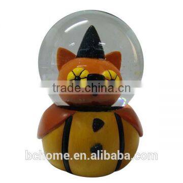 Custom water Globe Resin Water Globe / Halloween Pumpkin Snow Globes for Gifts