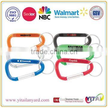 Good quality Walmart Sedex NBC ISO9001Custom carabiner factory price