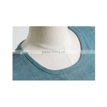 Fashion Round Neck Short Sleeve Linen Casual Women T-shirt Made in China photo-4