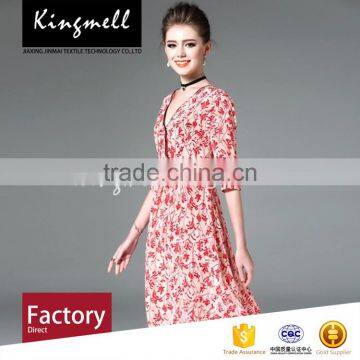 Custom Digital Printing Vivid Color Silk Fabric Wholesale Fabric photo-2