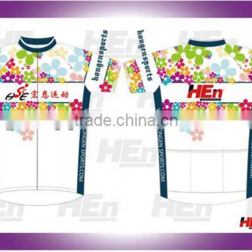 2014 new custome road bike clothing long jersey cycling clothing full sleeve bike jersey pro team sublimation design