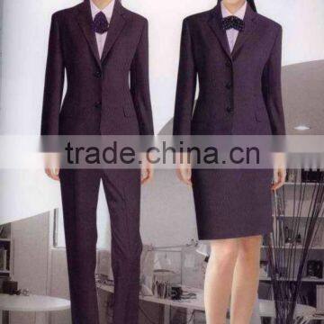 2012 hotsell unisex high quality hotel staff uniform