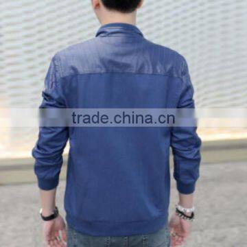 Custom Mens Plain Sports Varsity Jacket Cotton Material Jacket Wholesale photo-2