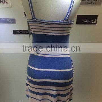 100%cotton Beautiful Ladies' Knit Skirt for Spring and Summer photo-3