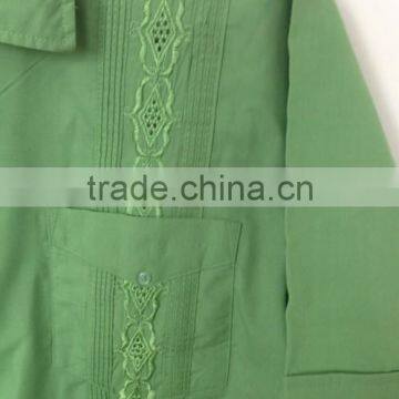 Guayaberas, Traditional Linen Mens Guayabera Shirts Embroidery Guayabera Shirts photo-3