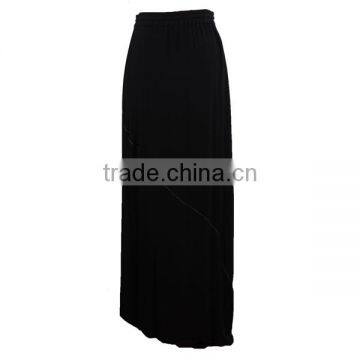 Ankle Length Asymmetrical Skirt Pattern With Drawstring and High Waist photo-2