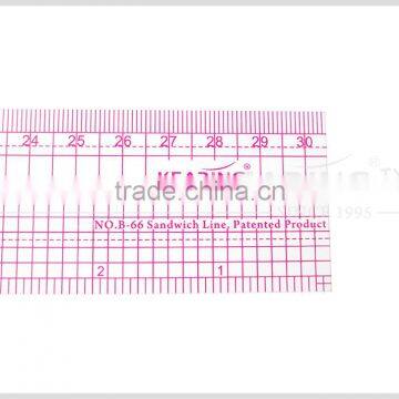 Factory Wholesale 40cm*16" Plastic Fabric Garment Ruler for Sewing Students and Fashion Designers #B-66 photo-2