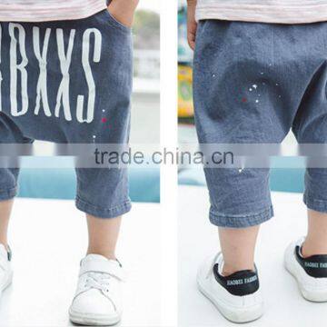 2016 children new summer drop-crotch pants for boy