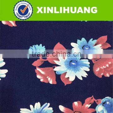 Cheap Price Customized Flower 9oz Stretch Denim Print Fabric photo-4
