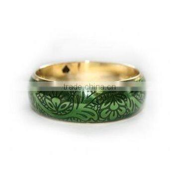 green metal bangles