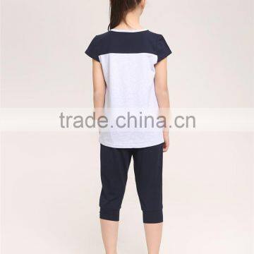 2016 Fashion Dress Leisure Short Sleeves t Shirt Children's Suit of Clithes for Little Girls photo-5