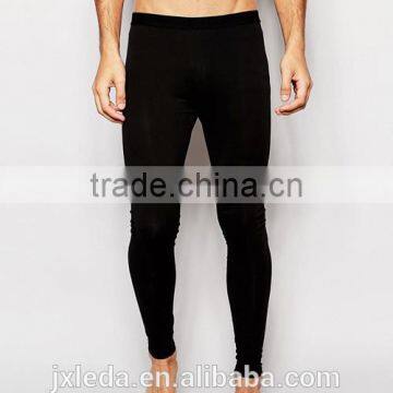 Men Black Soft Loungewear Fitness Wear Leggings OEM Custom Factory in China photo-4