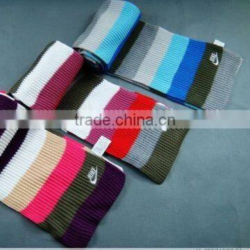 Mens and Madam's Plaid Polar Fleece Scarf photo-4