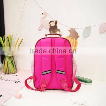 School Backpack Kids Baby Zippers Stars Prints Bags for Children PU photo-6