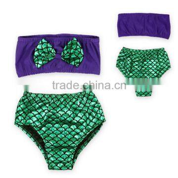 kids children cosplay swimsuit bikini swimwear bathing suit beach wear mermaid swimsuit